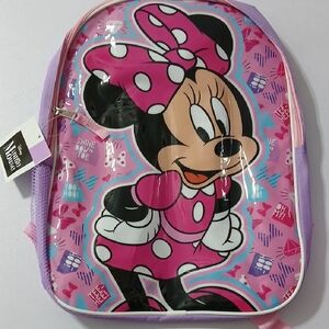 Disney Minnie Mouse Purple and Pink Backpack